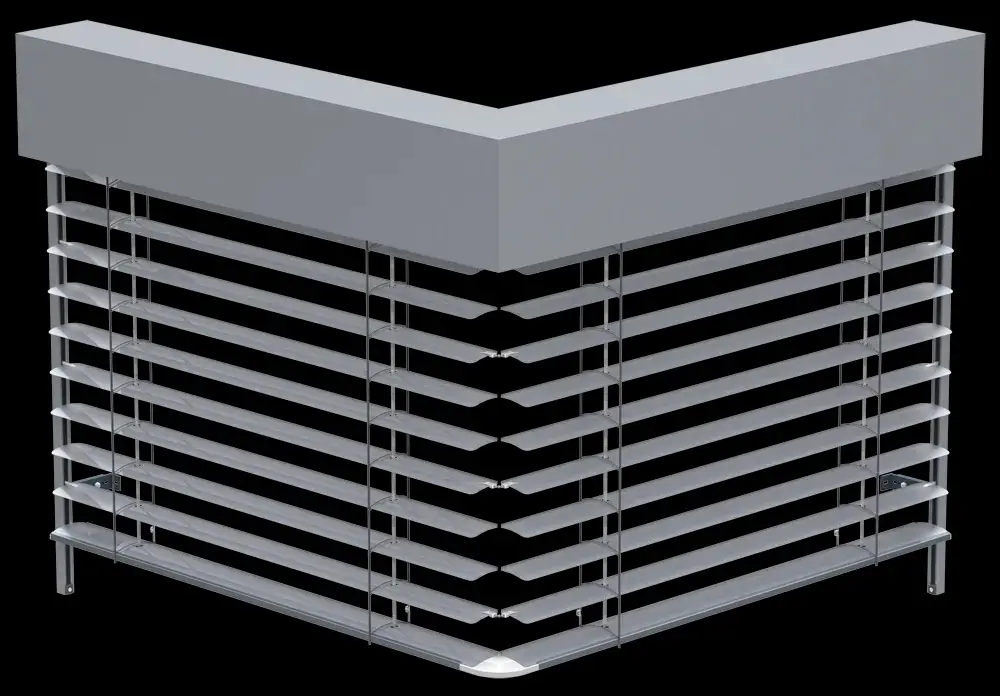 Rohová vonkajšia žalúzia CORNER